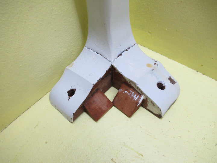 Oak White Painted Table/Chair Leg 37H x 13W x 13D