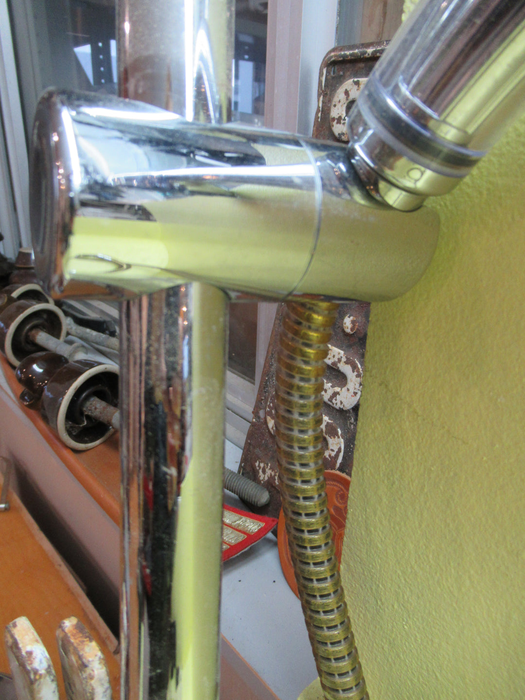 Sliding Shower Rail Hose & Shower Head wtih Mixer 65H x 70D x 18.5W