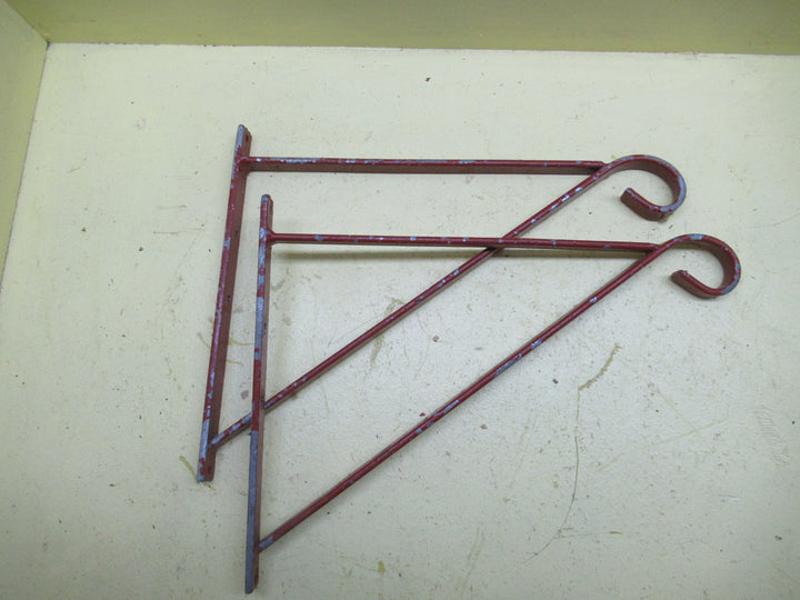 Large Steel Swirl Brackets(Sest of Two) 275H x 350D x 20D