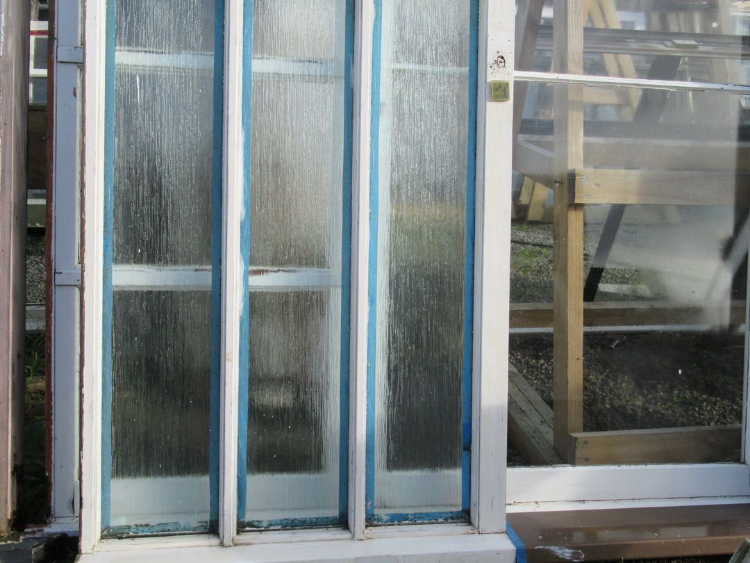 6 Lite Front Entrance with Solid 14 panel Wooden Door 2130Hx 2990L x 110D/2035H x 870W x 40D