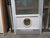 4 Lite Arctic Glass & Wooden Door with Cat Flap 1980H x 860W x 45D