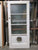 4 Lite Arctic Glass & Wooden Door with Cat Flap 1980H x 860W x 45D