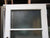 4 Lite Arctic Glass & Wooden Door with Cat Flap 1980H x 860W x 45D