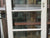 Rare Bow Glass 70's Retro 4 Lite Door  2055H x 860W x 45D