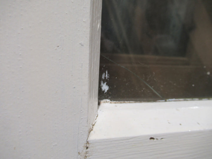 Rare Bow Glass 70's Retro 4 Lite Door  2055H x 860W x 45D