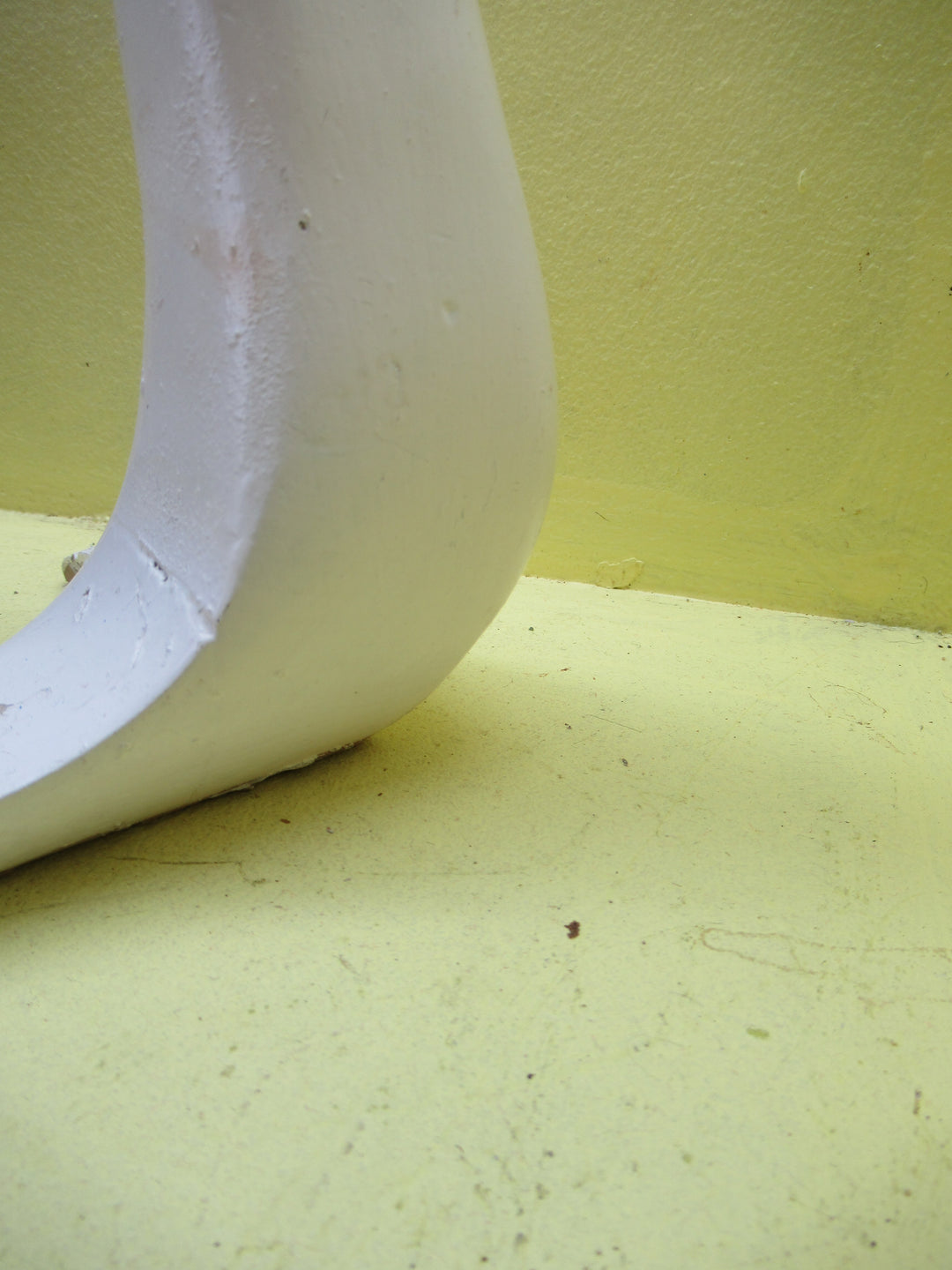White Meduim Painted Table Leg 310H x 130W x 130W