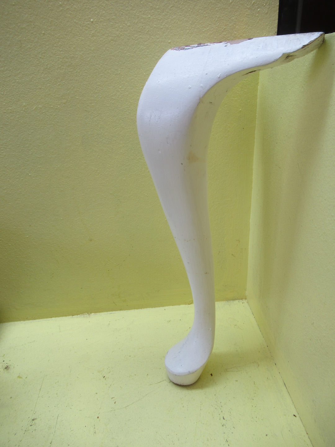 White Meduim Painted Table Leg 310H x 130W x 130W