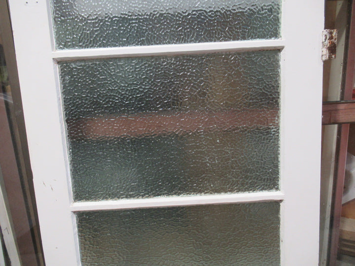 4 Lite Kauri Exterior Door with Cathedrals Glass