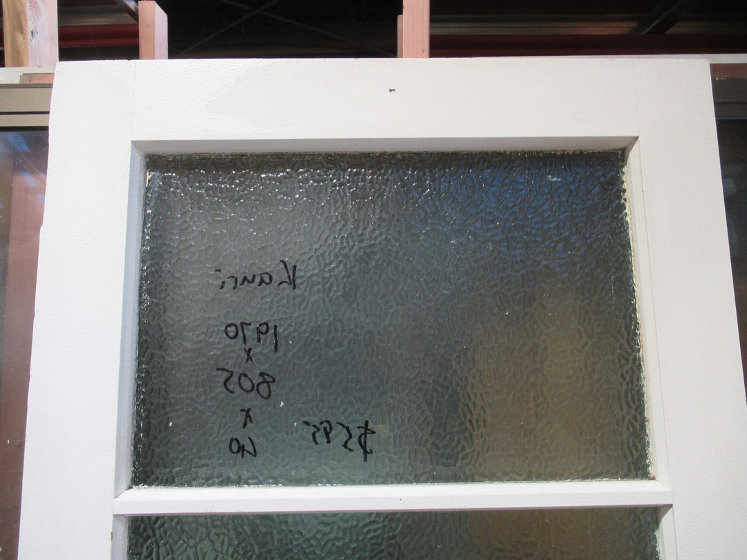 4 Lite Kauri Exterior Door with Cathedrals Glass