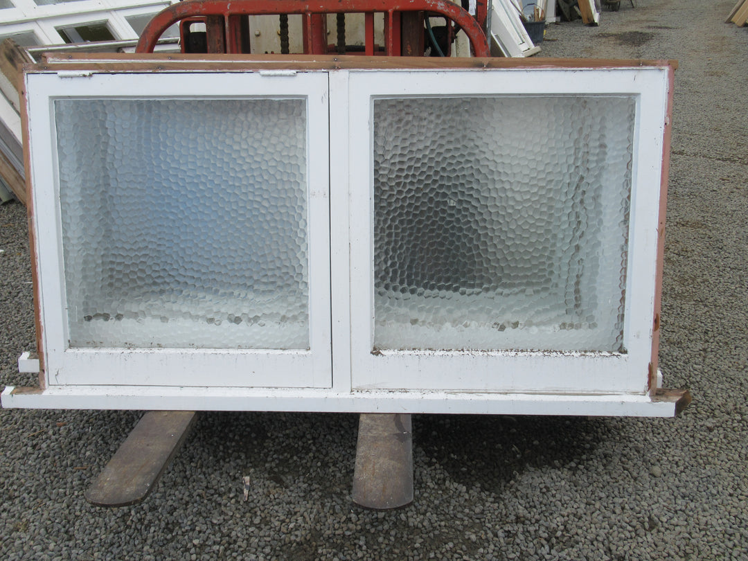 2 Lite Window with Bubble/Clear/Chrystal Glass with One Open Window 810H x 1500W x 140D