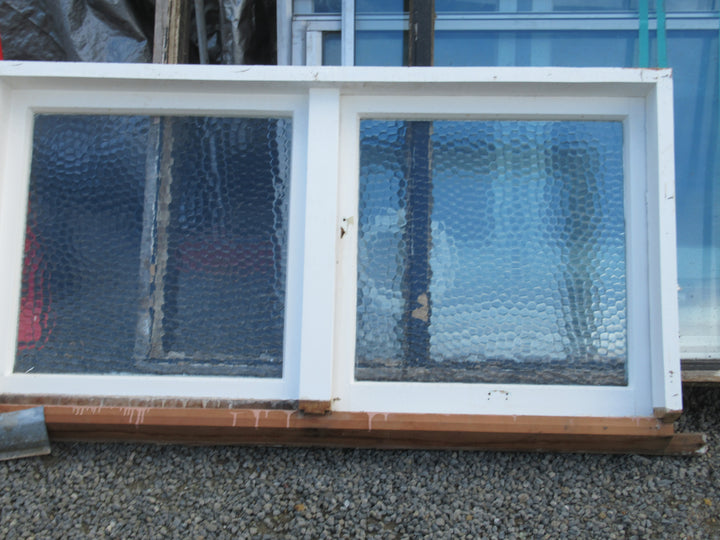 2 Lite Window with Bubble/Clear/Chrystal Glass with One Open Window 810H x 1500W x 140D