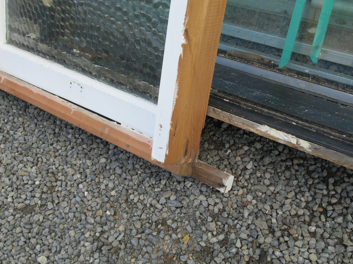 2 Lite Window with Bubble/Clear/Chrystal Glass with One Open Window 810H x 1500W x 140D