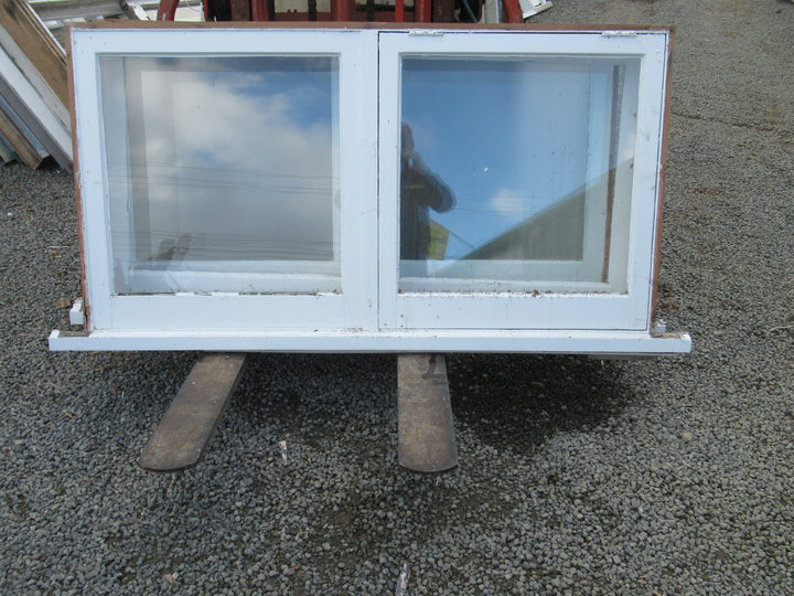 2 Lite Window with Bubble/Clear/Chrystal Glass with One Open Window 810H x 1500W x 140D