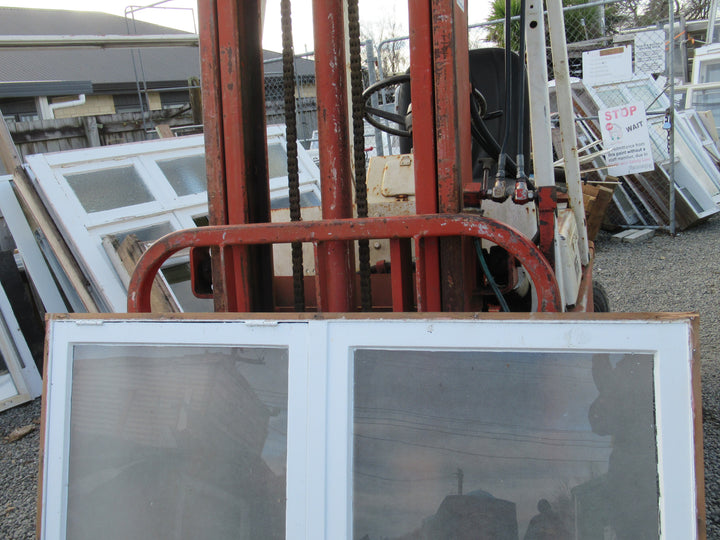 2 Lite Window with Bubble/Clear/Chrystal Glass with One Open Window 810H x 1500W x 140D