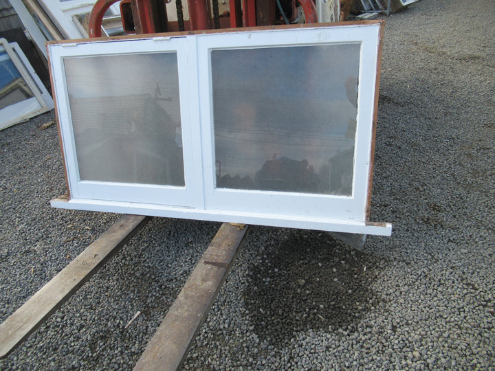 2 Lite Window with Bubble/Clear/Chrystal Glass with One Open Window 810H x 1500W x 140D
