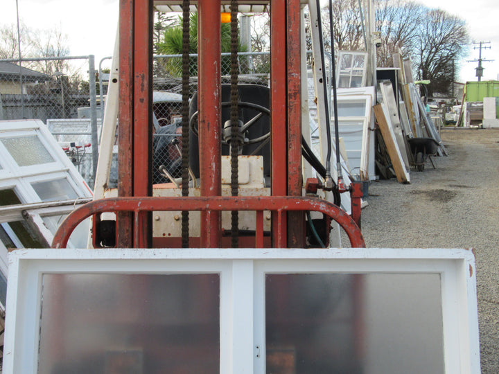 2 Lite Window with Bubble/Clear/Chrystal Glass with One Open Window 810H x 1500W x 140D