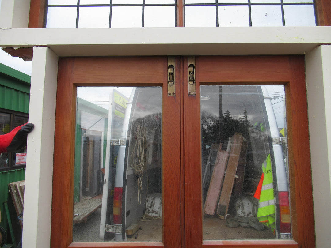3 Lite French Door with Leadlight Opening Top Lite 2030H x 970W x140D/Door 2000H x 450-900W