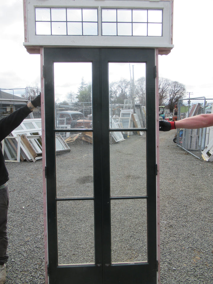 3 Lite French Door with Leadlight Opening Top Lite 2030H x 970W x140D/Door 2000H x 450-900W
