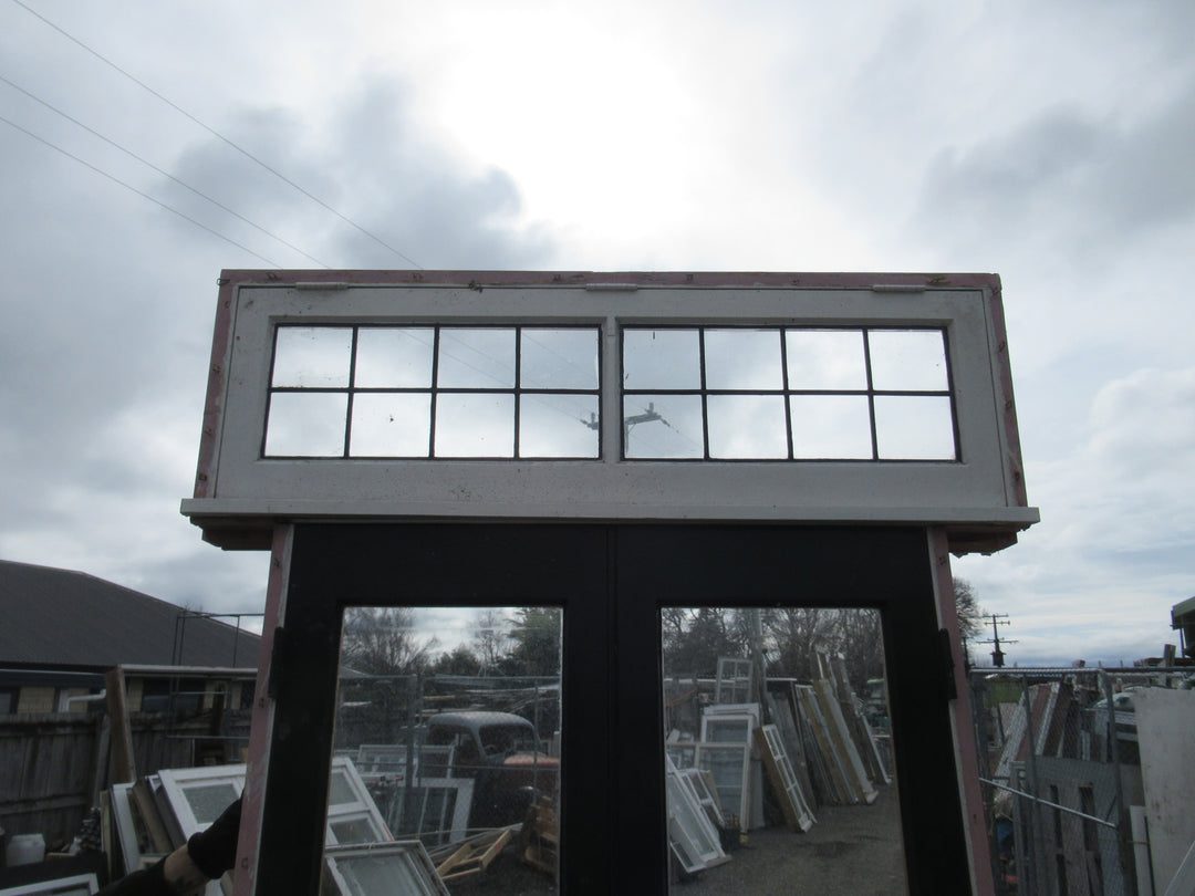 3 Lite French Door with Leadlight Opening Top Lite 2030H x 970W x140D/Door 2000H x 450-900W
