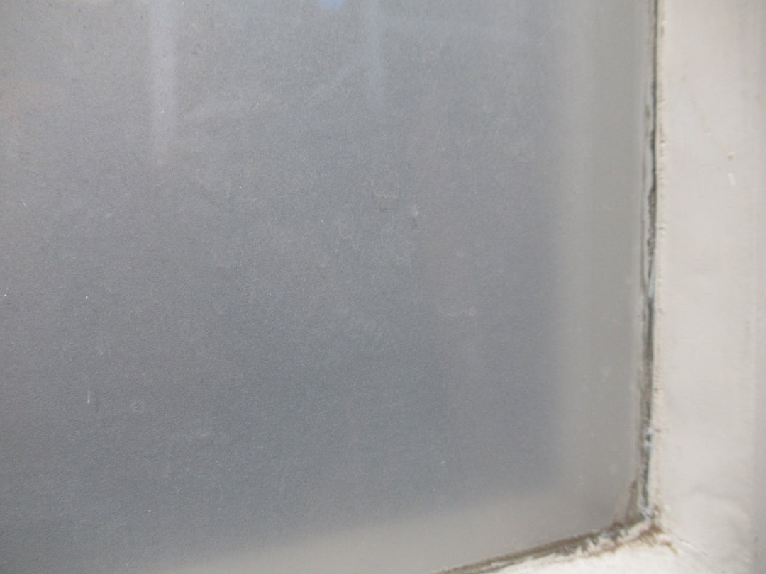 2 Lite Frosted Glass /T & G Door with Cat Flap 1980H x 810W x 45D