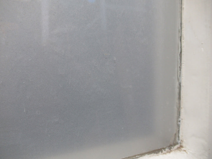 2 Lite Frosted Glass /T & G Door with Cat Flap 1980H x 810W x 45D
