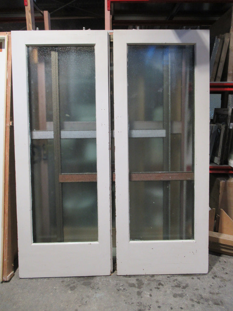 1 Lite Arctic Glass Sliding French Door 1980H x 755-1520W x 40D