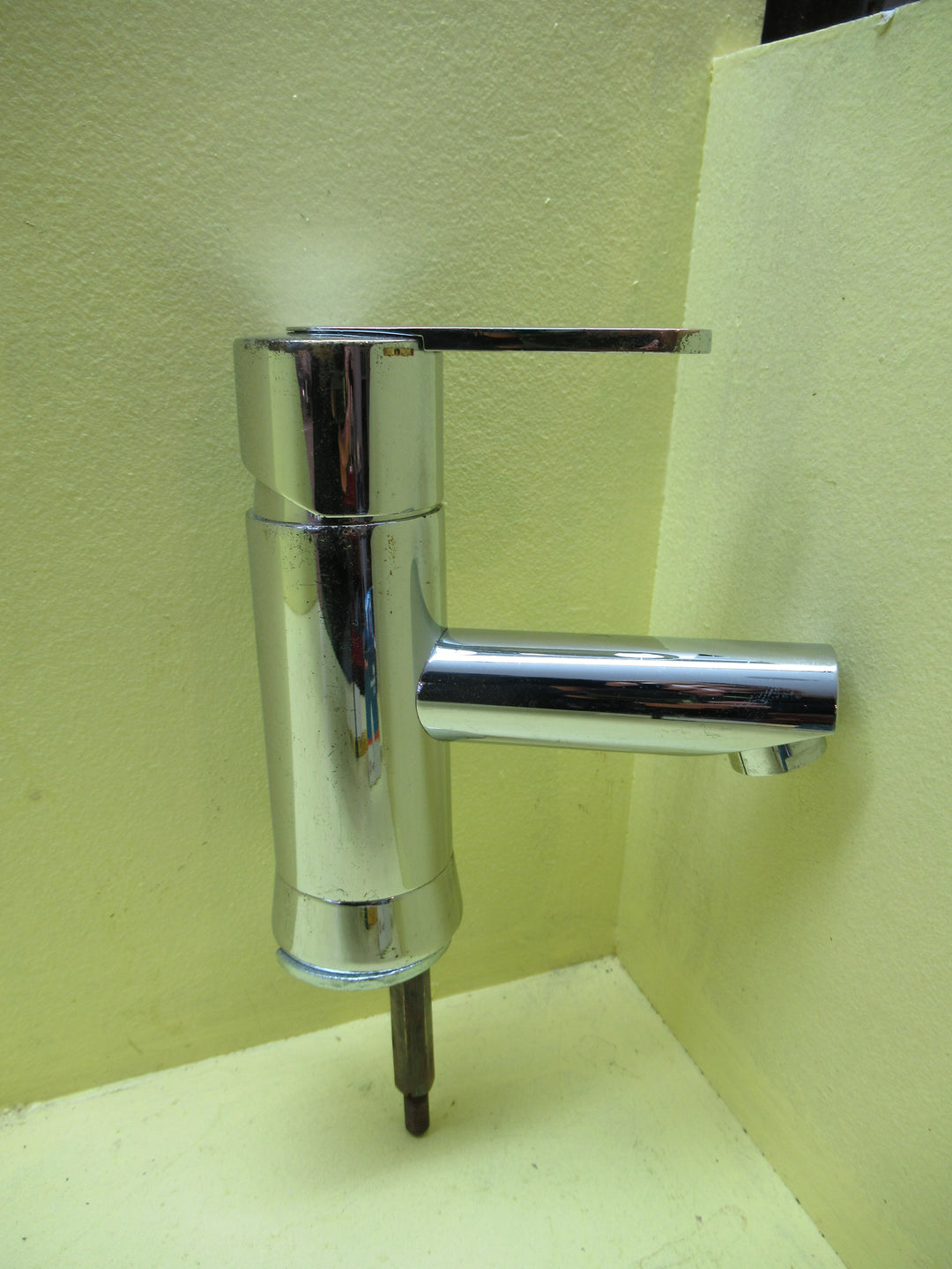 Upright Mixer Tap with Hole in Handle 165H x 55Dia x 110D Spout 100L