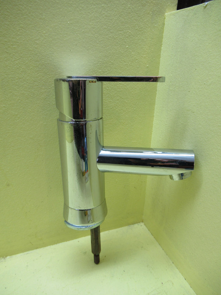 Upright Mixer Tap with Hole in Handle 165H x 55Dia x 110D Spout 100L
