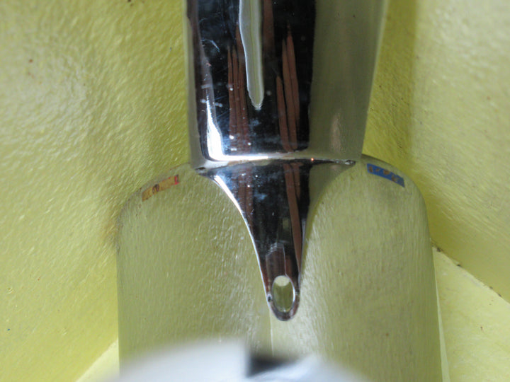 Upright Mixer Tap with Hole in Handle 165H x 55Dia x 110D Spout 100L