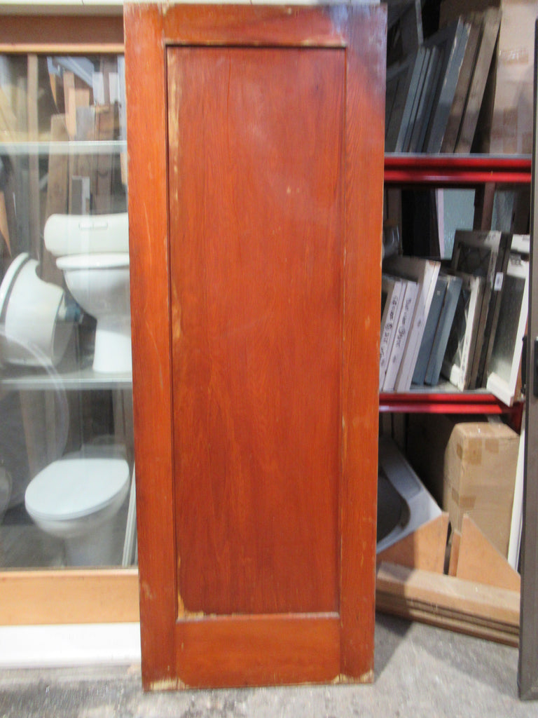 1 Panel Varnish Timber Door 1975H x 710W x 33D