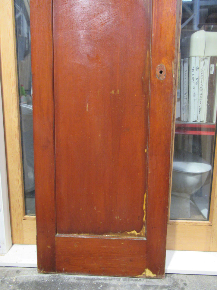 1 Panel Varnish Timber Door 1975H x 710W x 33D