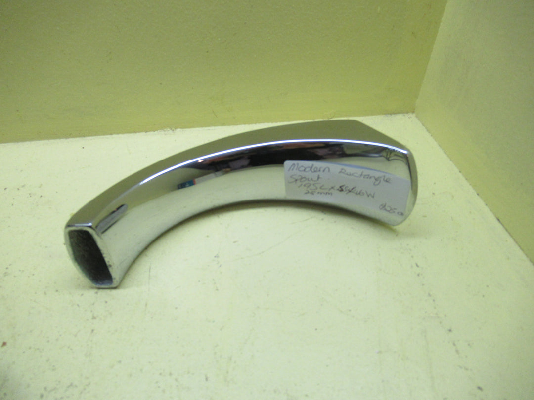 Modern Rectnagle Spout 195L x 55/46W x 25mm