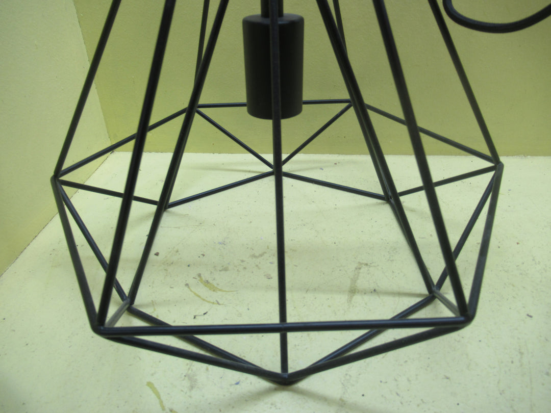 Black Geometric Metal Pendant Light Shade 390-1200L x 390Dia