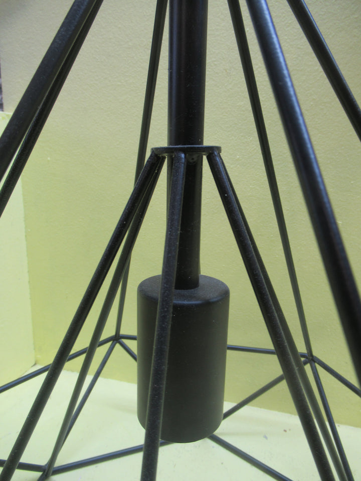 Black Geometric Metal Pendant Light Shade 390-1200L x 390Dia