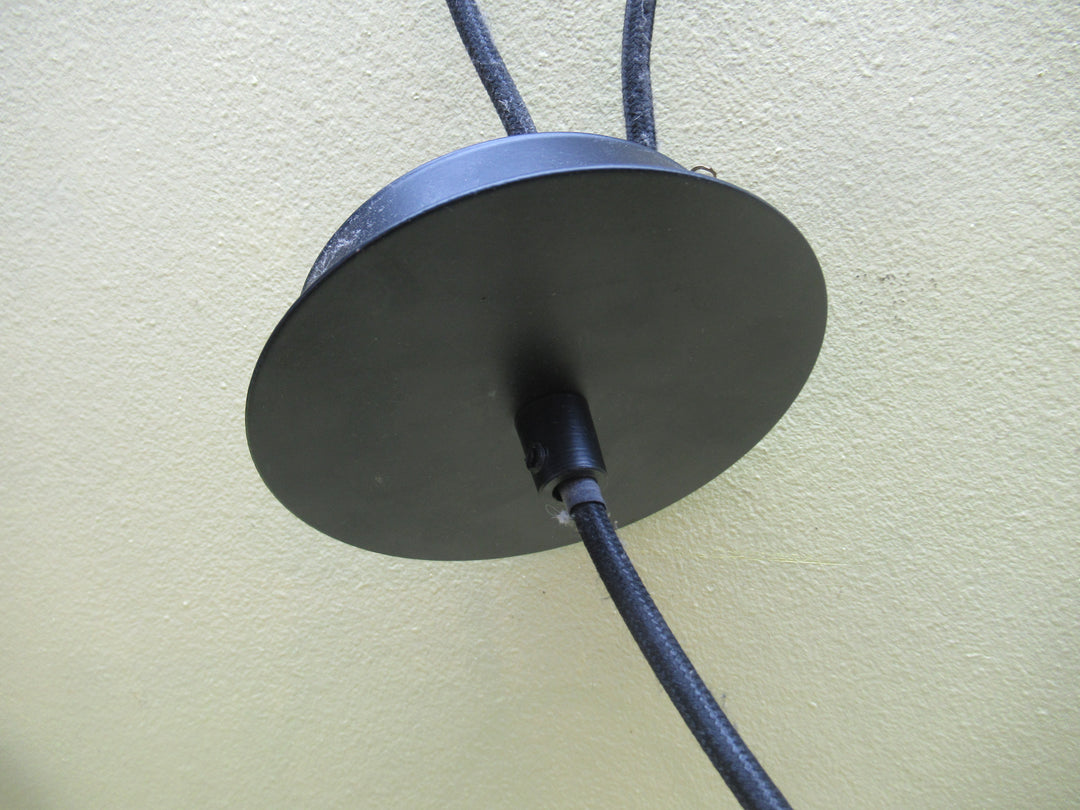 Black Geometric Metal Pendant Light Shade 390-1200L x 390Dia