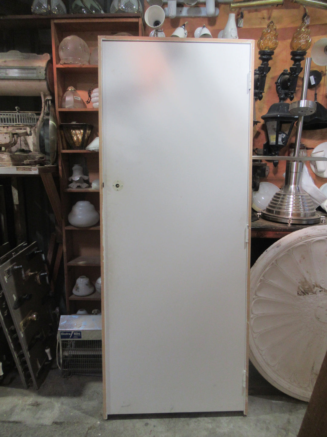 Paint Finish Hollow Core Door with Moulded Detail in Frame 2030H x 805W x 120D/Door 1980H x 760W