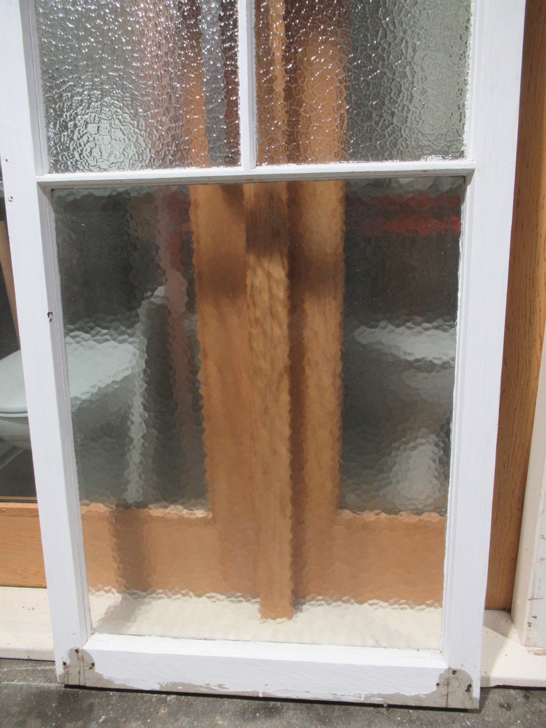3 Lite Cathedral & Arctic Glass Sash 1250H x 715W x 45D