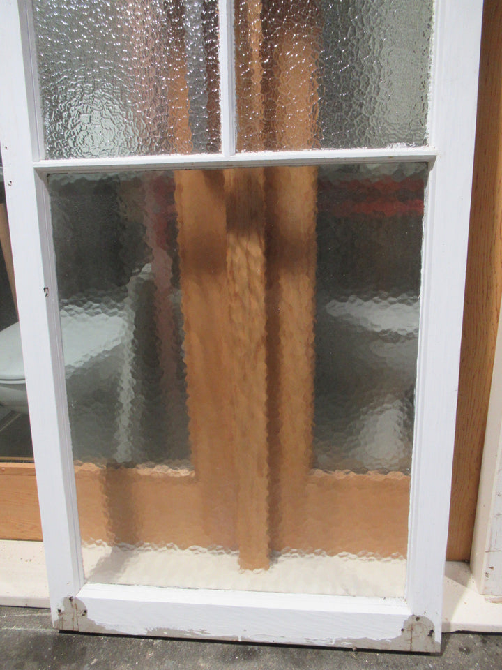 3 Lite Cathedral & Arctic Glass Sash 1250H x 715W x 45D