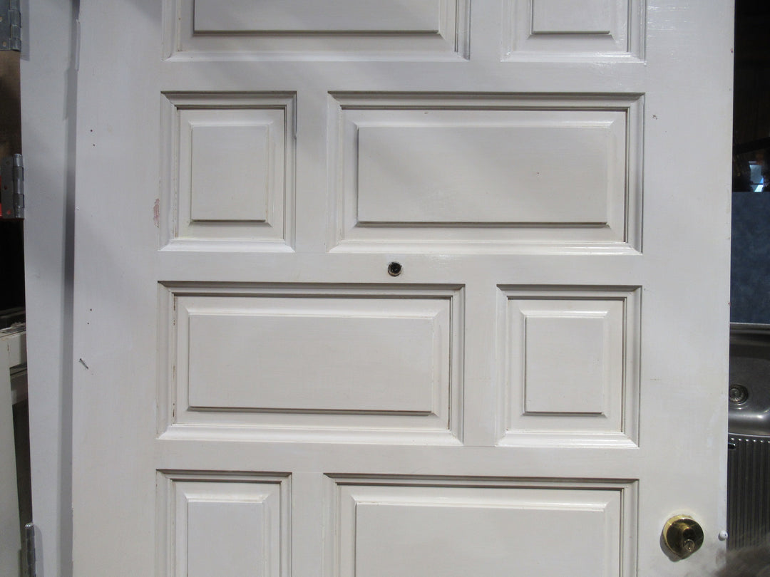 6 Lite Front Entrance with Solid 14 panel Wooden Door 2130Hx 2990L x 110D/2035H x 870W x 40D