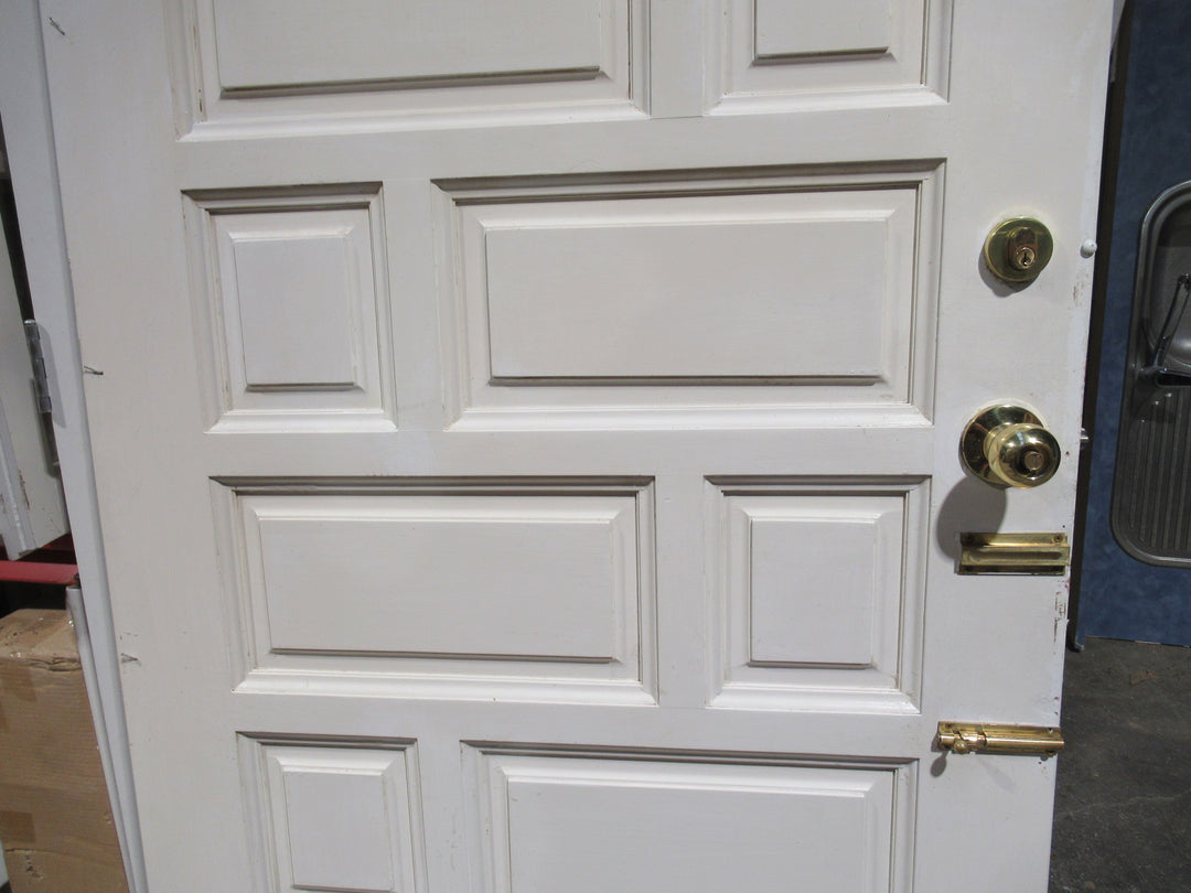 6 Lite Front Entrance with Solid 14 panel Wooden Door 2130Hx 2990L x 110D/2035H x 870W x 40D