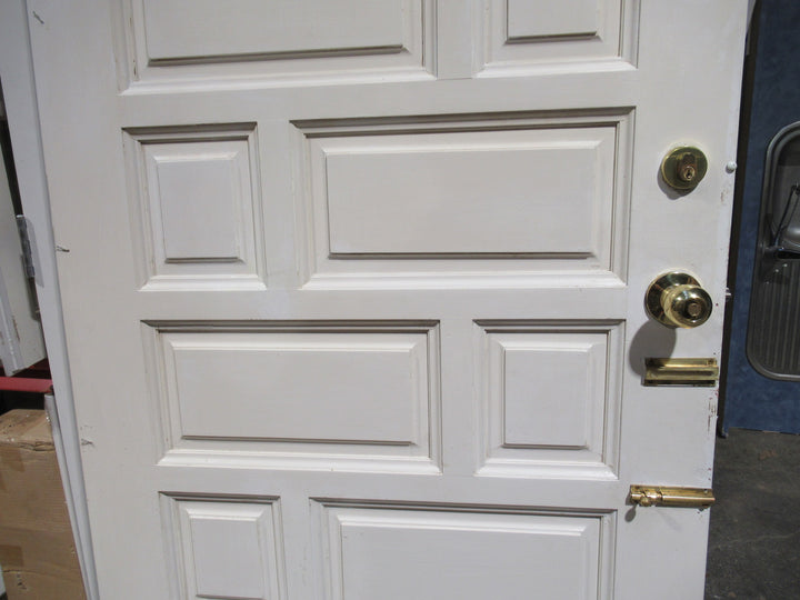 6 Lite Front Entrance with Solid 14 panel Wooden Door 2130Hx 2990L x 110D/2035H x 870W x 40D