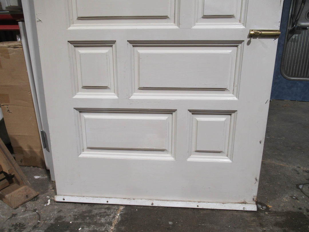 6 Lite Front Entrance with Solid 14 panel Wooden Door 2130Hx 2990L x 110D/2035H x 870W x 40D