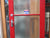 3 Lite Red/White Exterior Door 1980H x 765W x 40D