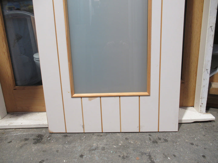 Modern 1 Lite Tongue & Groove Style Door 1985H x 760W x 40D