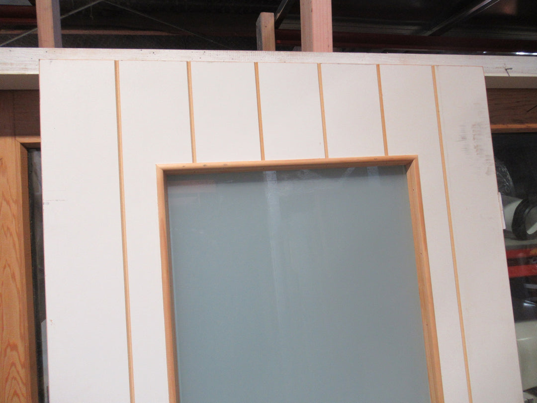 Modern 1 Lite Tongue & Groove Style Door 1985H x 760W x 40D