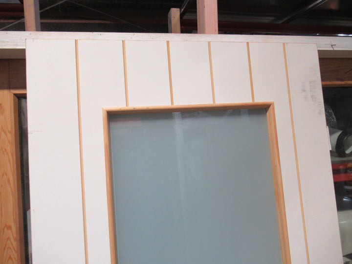 Modern 1 Lite Tongue & Groove Style Door 1985H x 760W x 40D