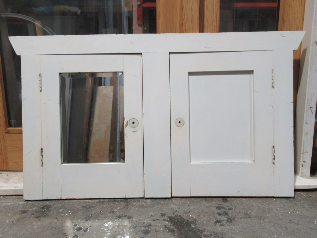 Period Facial of Mirror Cupboard Wall Insert  620H x1020-1115W x 40D