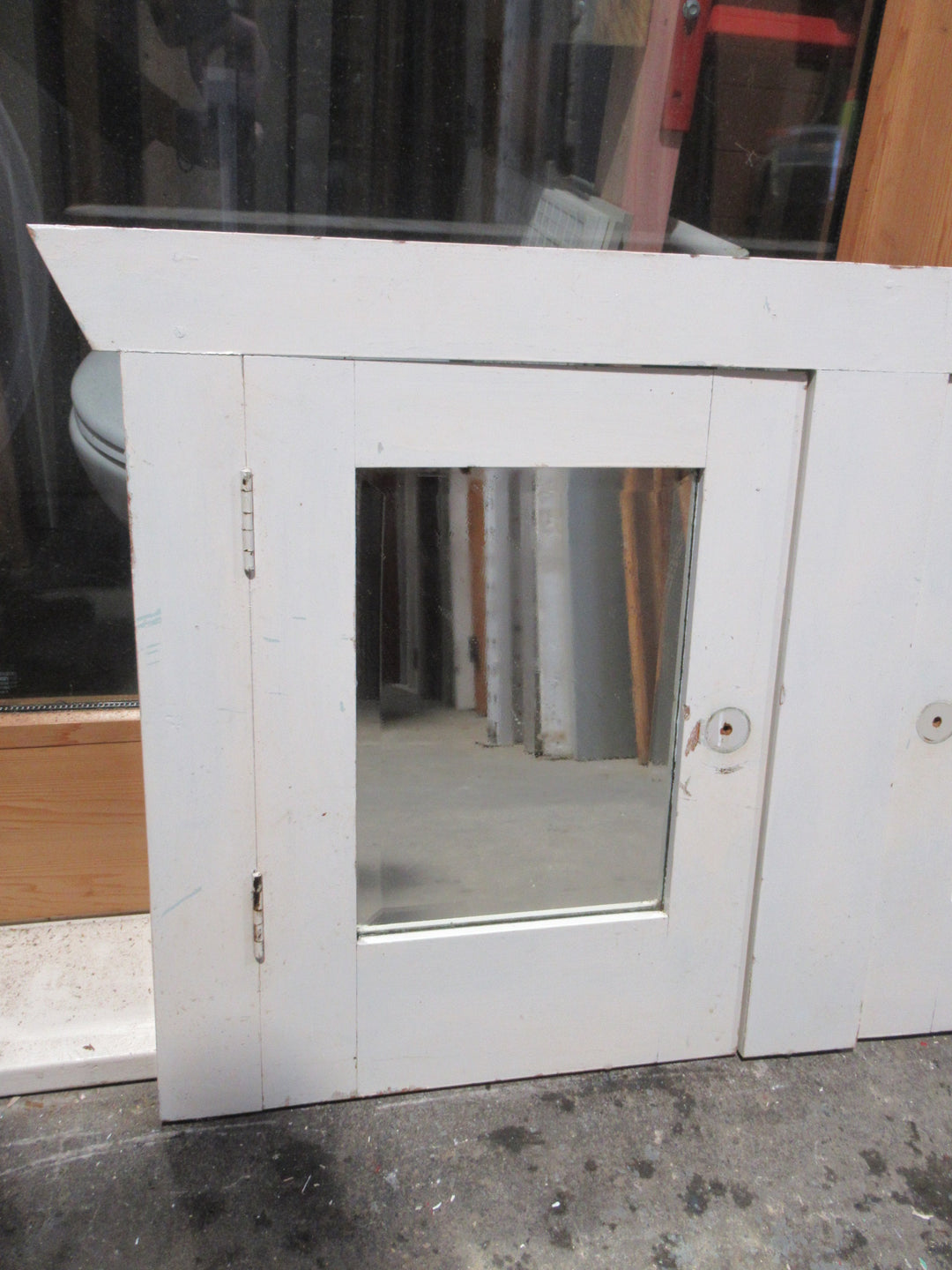 Period Facial of Mirror Cupboard Wall Insert  620H x1020-1115W x 40D