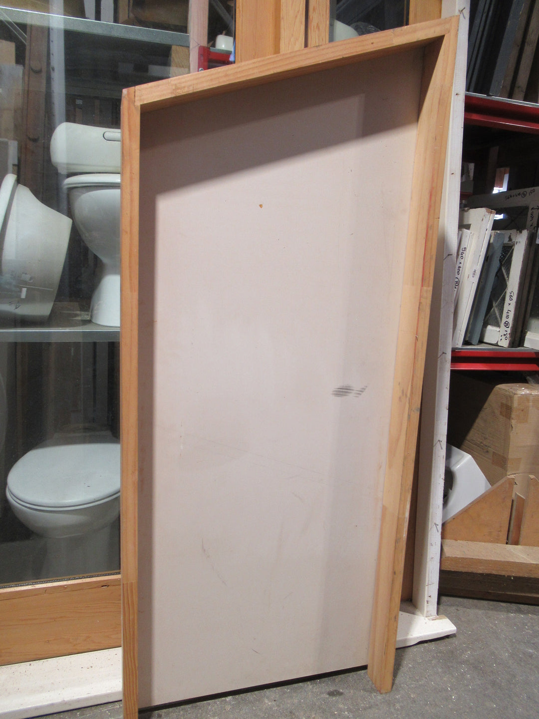 Sloping under the Stairs Door with a Frame 1560-1330H x 655W x 110D/Door 1505-1290H x 610W