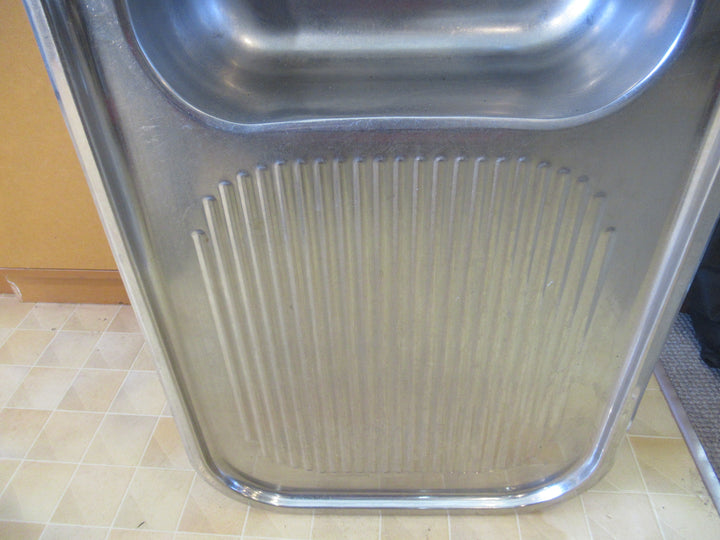 Stainless Steel Kitchen Double Sink Bench